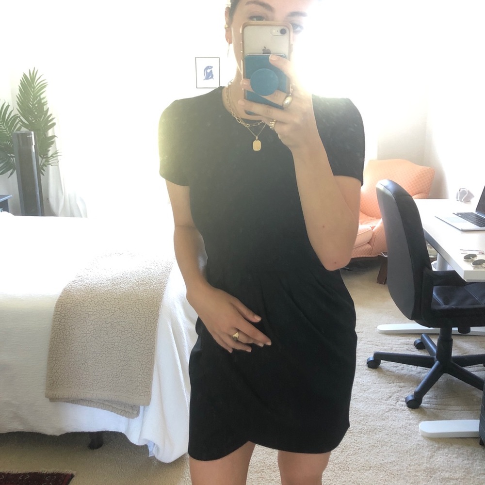 Toni Black Mini Cocktail Dress